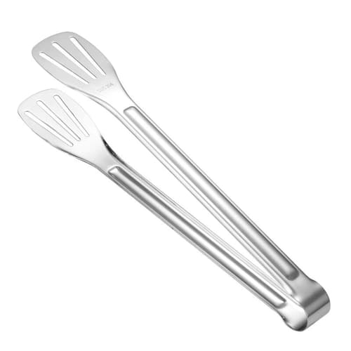 Huiyu Stainless Steel All-Purpose Cooking Tongs for Yakiniku, Frying, Steaks, and BBQs, 4.5cm X 33cm