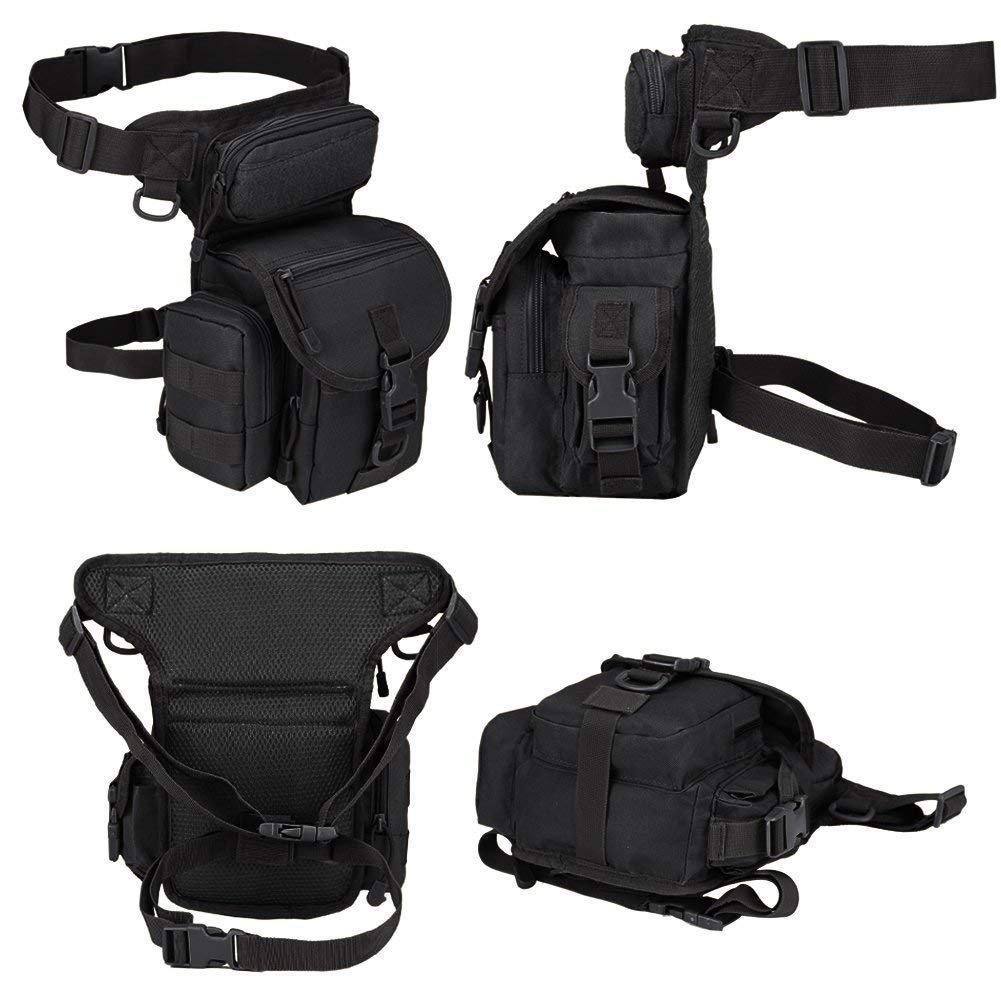 Forbestly Tactical Leg Work Multifunctional Leg Climbing Bicycle Holster Thigh Bag Bag, Military, Sports, Outdoor, Waterproof, Pouch, Pouch, Pouch,
