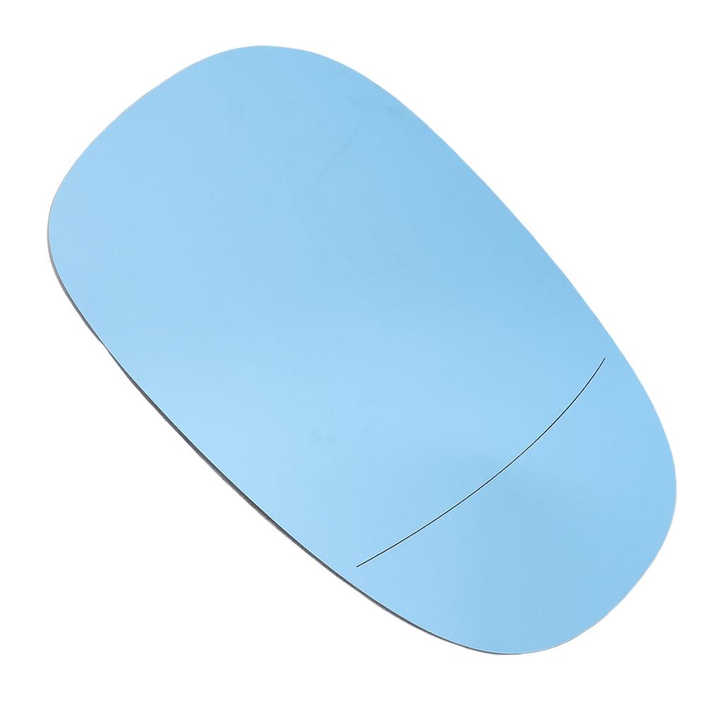 Right Passenger Side Heated Mirror Glass with Backing Plate Blue 51167252894 Rear View Mirror Glass Replacement for E90