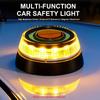 Magnetic Wireless Beacon Light, Multi-Mode LED Strobe for Vehicles Party, Portable Emergency Warning Waterproof Amber Amagi