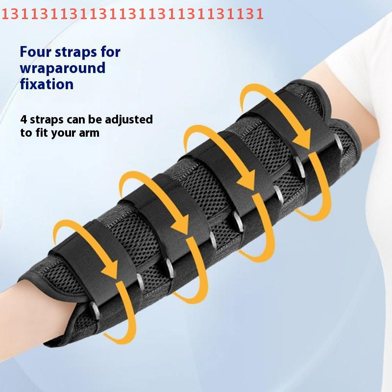 Adjustable Elbow Support Nighttime Elbow Brace Splint Immobilizer Stabilizer For Ulnar Nerve Entrapment &Cubital Tunnel Syndrome