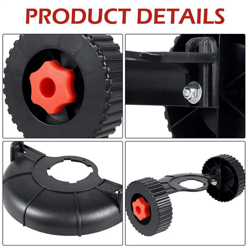 Mower support wheel Adjustable Cordless Trimmer Auxiliary Wheels Quick Change Trimmer Support Wheels Attachment
