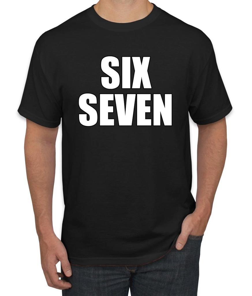 Six Seven 67 Viral Gen Z Slang Funny Meme Men's T- Shirt