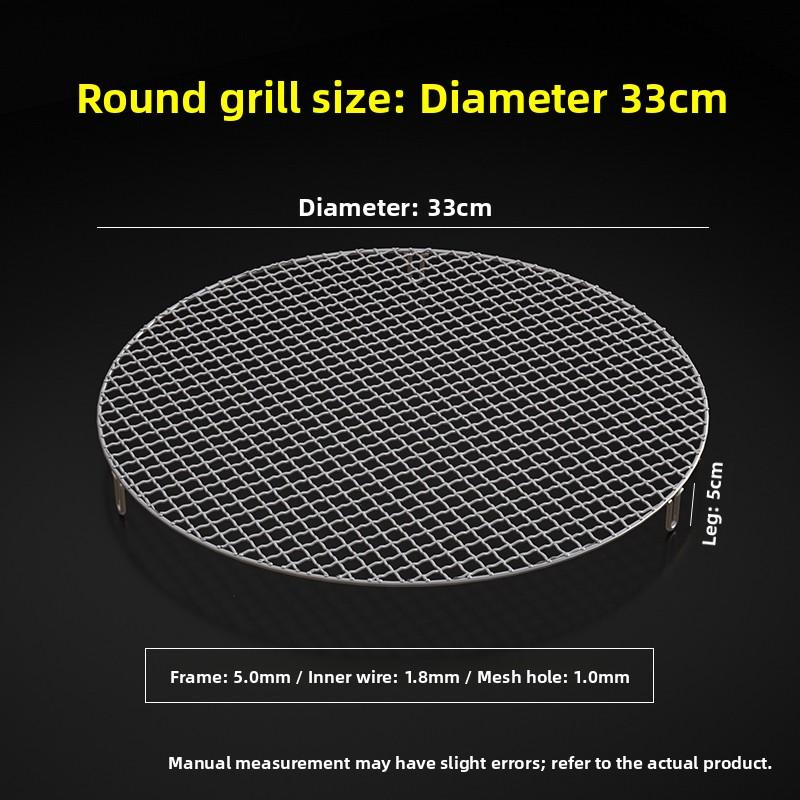 Food Grade 304 Stainless Steel Square Grill Mesh Pork Smoking Rack Charcoal Grill Cooking Tool for Indoor And Outdoor BBQ