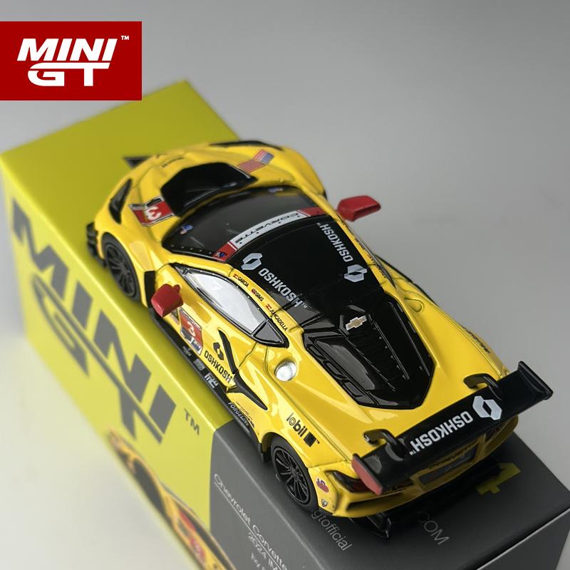 MINIGT 1:64 Chevrolet Corvette Z06 GT3.R #3 alloy car Model 854