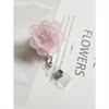 Retractable Pretty Cute Flower Badge Reels Holders With Alligator Clip For Nurses, Doctor, Office Worker, Teacher, School Student Gift ID Card