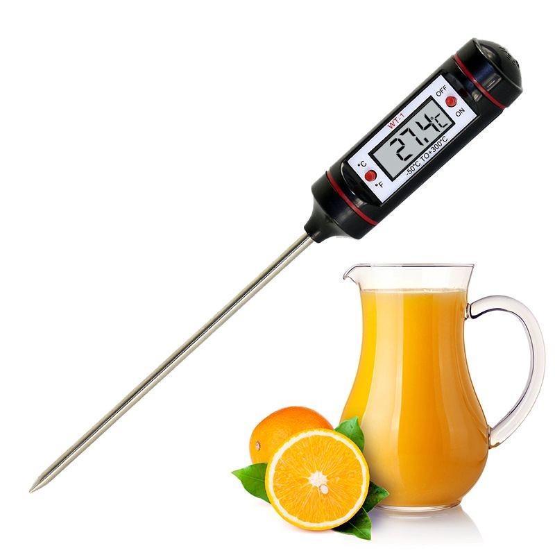 Portable Kitchen Digital Cooking Food BBQ Meat Water Milk Oil Sensor Electronic Thermometer Tool