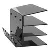 Computer Peripherals Organizer 3-Tier Keyboard Display Stand, Ergonomic Tilt Acrylic Storage Organizer, Shelf Space Saving Holder for Mechanical