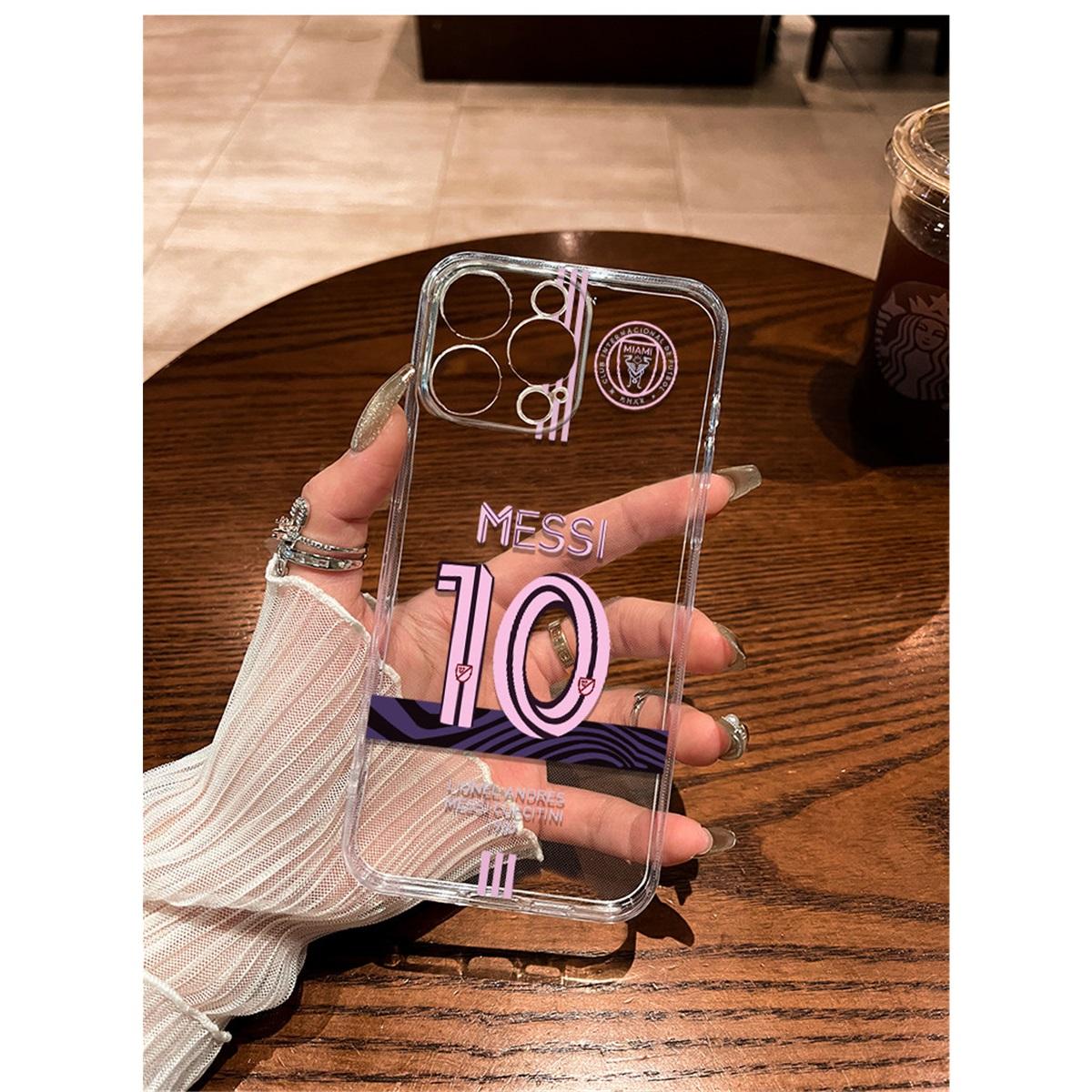 

Lionel Messi #10 Soccer Jersey TPU Phone Case For IPhone 15 14 13 12 11 Pro Max X XR XS 8 7 Plus, Clear Shockproof Protective Cover XIAOMI 17 Ultra
