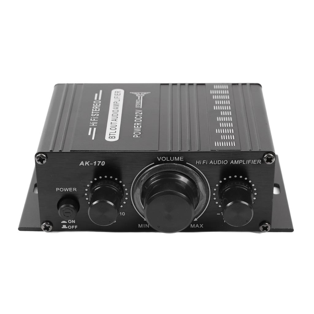 Car Audio Power Amplifier Dual Channel Circuit Guard Stereo Mini Amplifier 12V