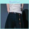 Ethnic Bohemian Style Leather Waist Belt With Automatic Buckle For Women