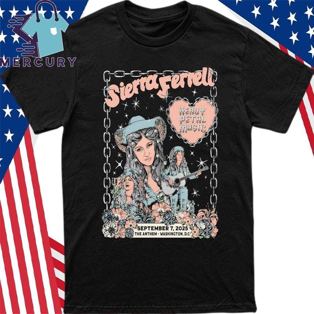 Sierra Ferrell The Anthem In Washington D.C September 7 2025 Poster Shirt Unisex T-Shirt S
