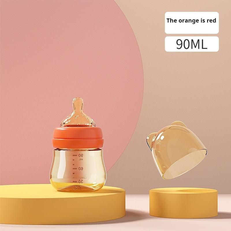Newborn Baby Drop-resistant Newborn Baby Bottle, Wide-mouth Baby Anti-flatulence Bottle, Mini Drinking Water Learning Cup