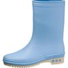 Asahi Rain Boots for Kids, Made In Japan, R310, Saxophone Blue, 225 Cm, 2E Width