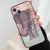 Elephant Floral Tribal Phone Case For iPhone 17 Pro Max 15 14 13 11 12 16 Pro Max mini 15 16 Plus 16e 17 Air Cover