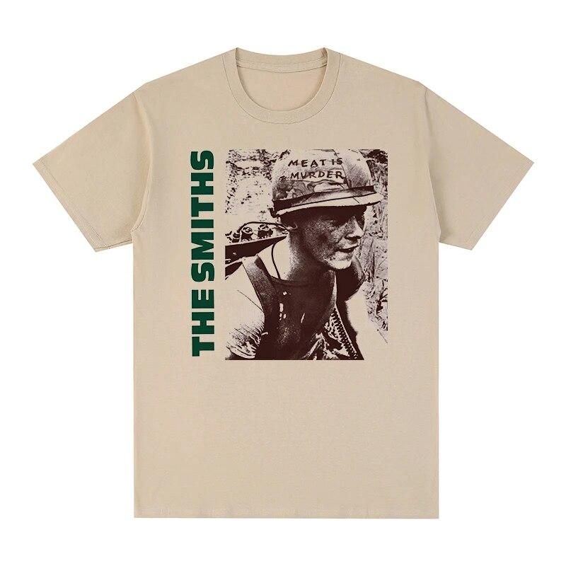 

Винтажная футболка The Smiths Meat Is Murder Morrissey Marr 1985, панк-рок-группа, хлопковая футболка унисекс, новая футболка, женские топы