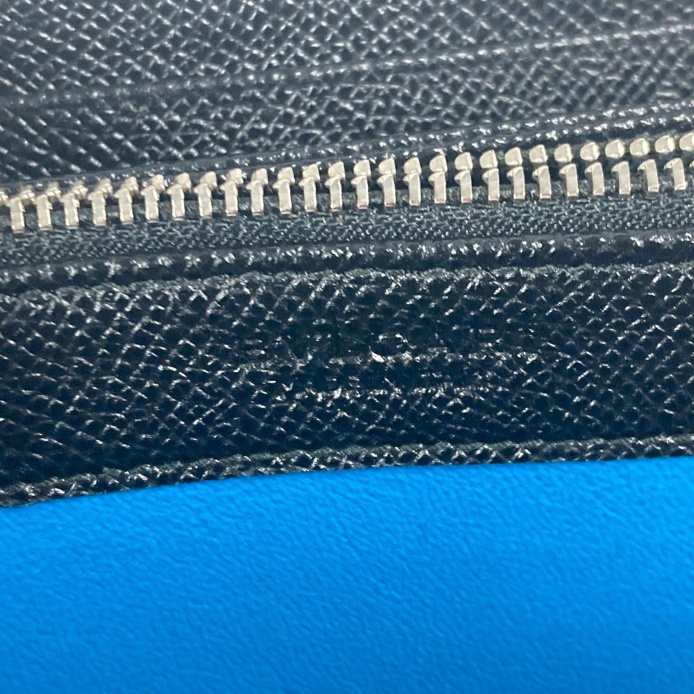 BVLGARI Bulgari Bulgari Zip Around Long Wallet Leather Black