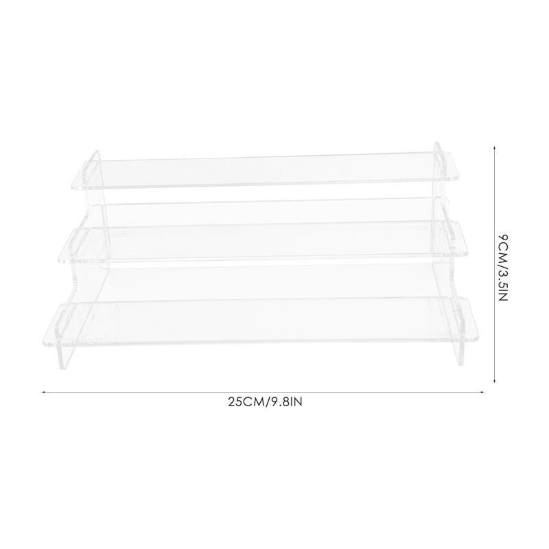 

3/5 слоев акриловая витрина аниме фигурки стойка для демонстрации кексов полка для десертов органайзер для духов