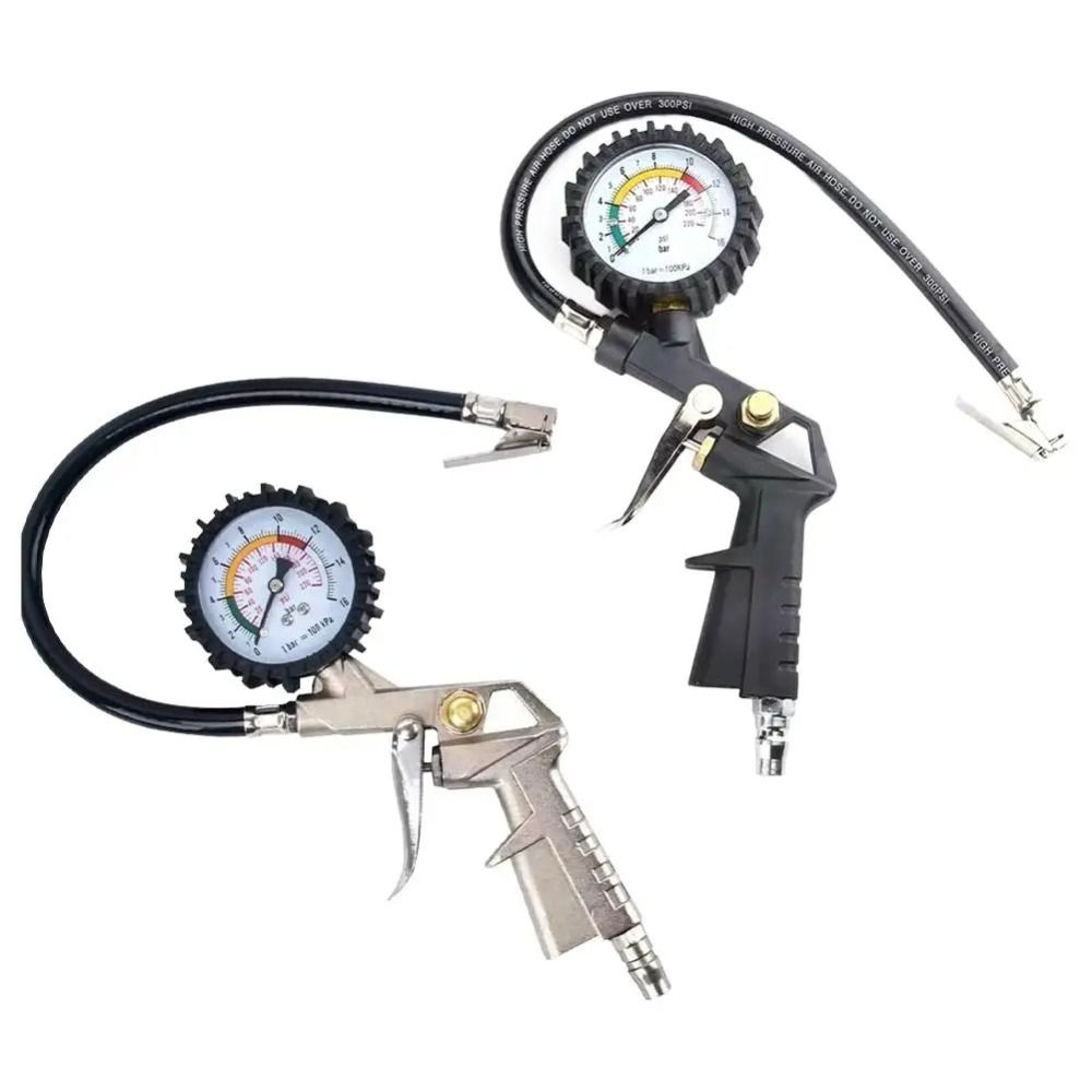 Meter Display Tire Air Pressure Inflator 0-16Bar Inflator Pump Tools  Car Tire Inflation