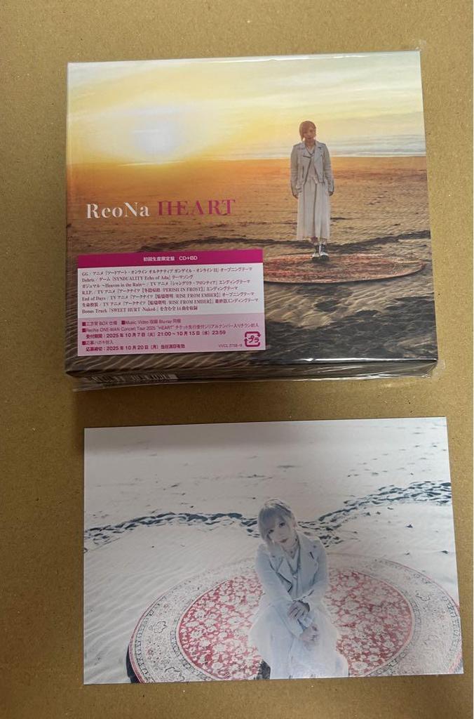 [USED] ReoNa HEART First Press Limited Edition with Postcard Animate