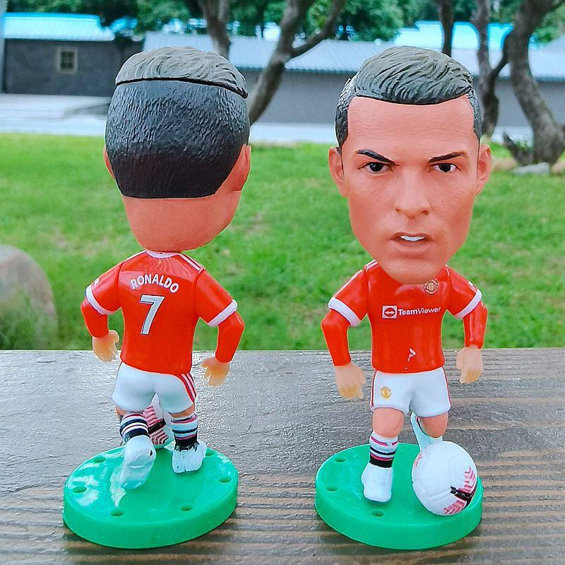 Player Mini Soccer Figures Sports Model Dolls Football Star Decoration Home