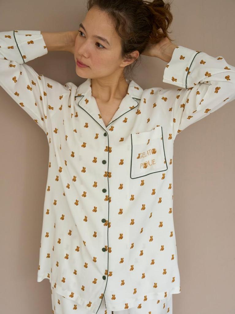 Gelato Pique Variation Pajama Shirt One Size Fits All Women's PWFT244285,