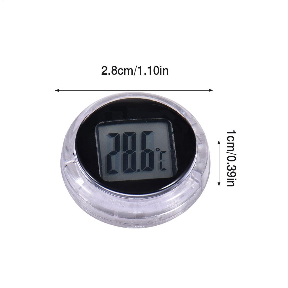 Mini Digital Thermometer Universal Indoor Outdoor Waterproof Temperature Monitor Gauge Home Wall Motorcycle Self-adhesive
