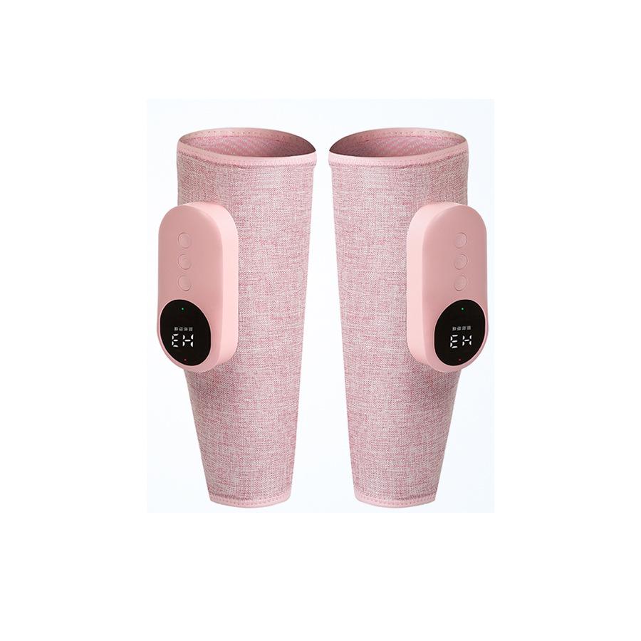 Rechargeable Airbag Massage Leg Wraps with Heating and Multi-Level Temperature Control.