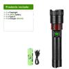 High Power 10000mAh  LED Flashlights Type-C Rechargeable LED Torch  5000M Ultra Powerful Flashlight Outdoor