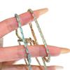 Elegant Silver Sea Blue Zircon Beaded Bracelet for Women - 2026 Niche Design Hand Jewelry