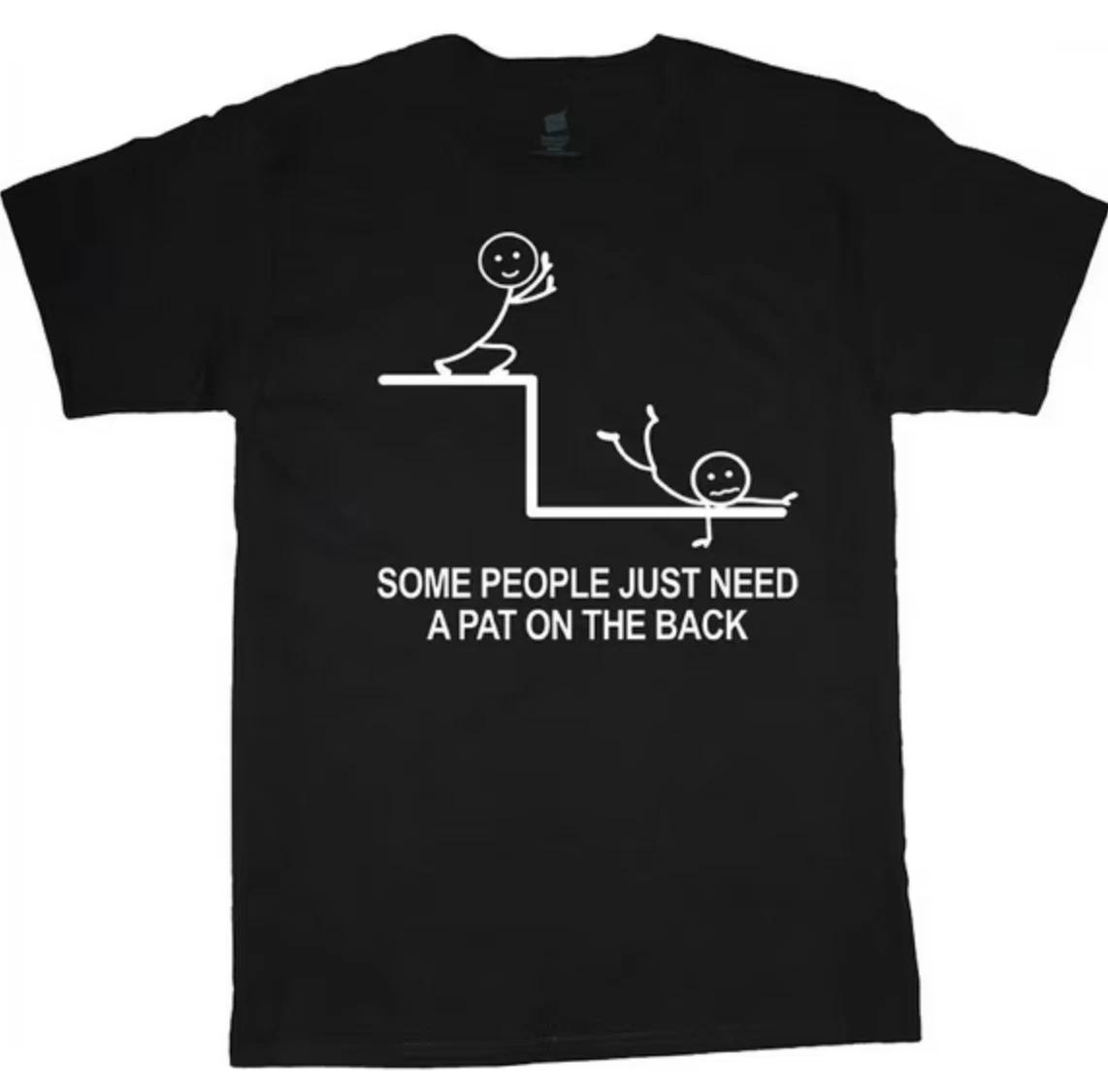 Sale: Men s MEDIUM - Funny Shirts Mens Graphic Tees Stick Figure Funny Rude XXL