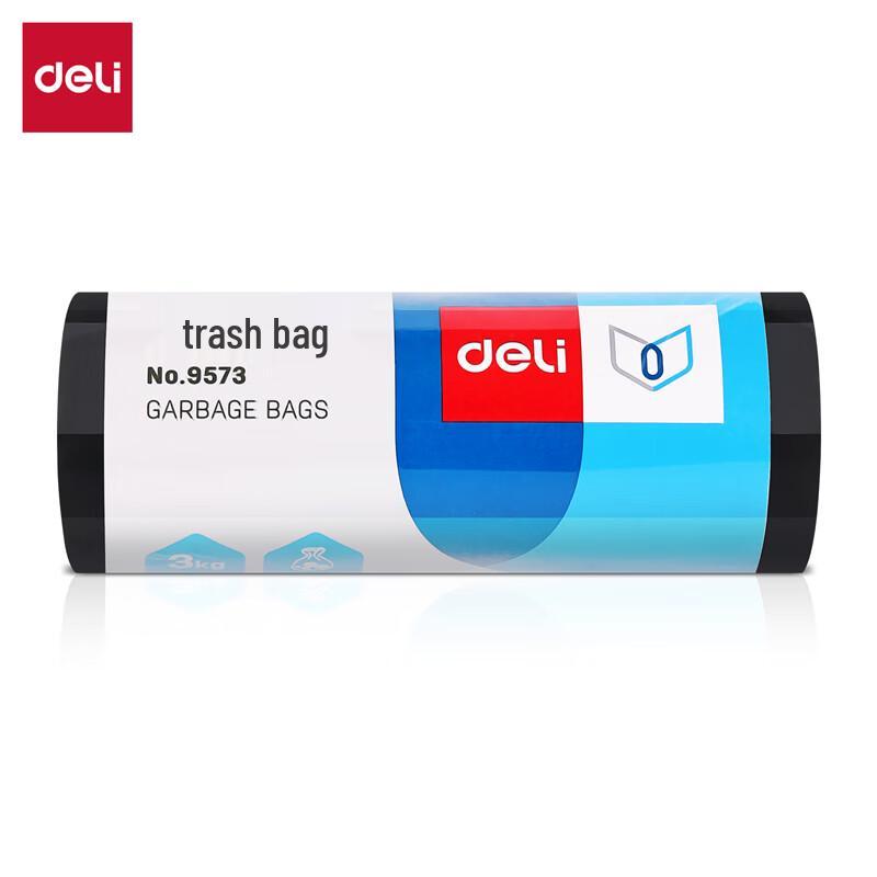 Deli 9573 Small Black Thickened Garbage Bags