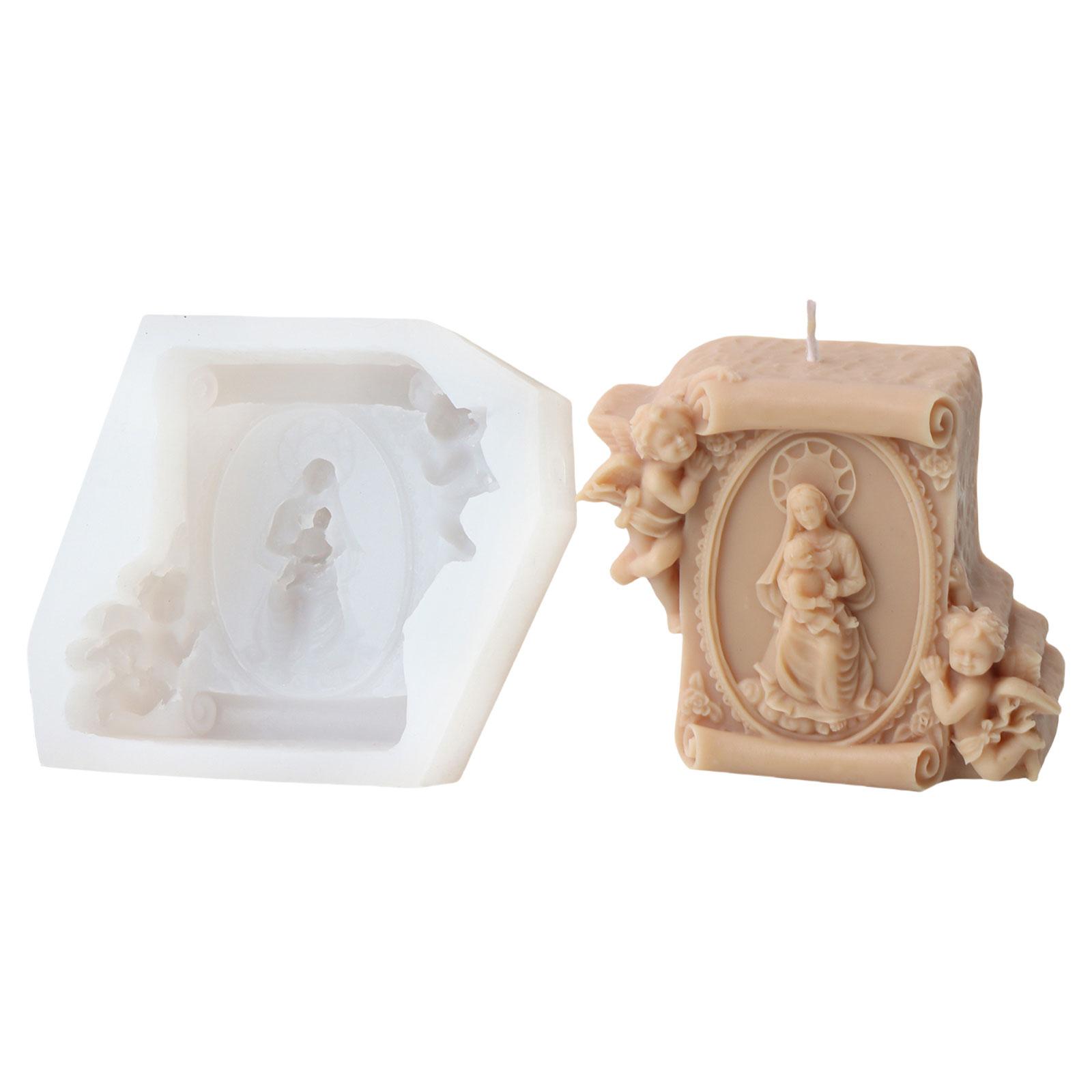 

Формы для рукоделия Силиконовая форма для свечей Религиозная серия Формы для украшений Силиконовые формы для рукоделия Силиконовая форма Силиконовая текстура B