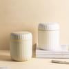 Non-slip Small Trash Can with Lid Round/Triangle Plastic Waste Bin Mini Desktop Trash Can  Kitchen