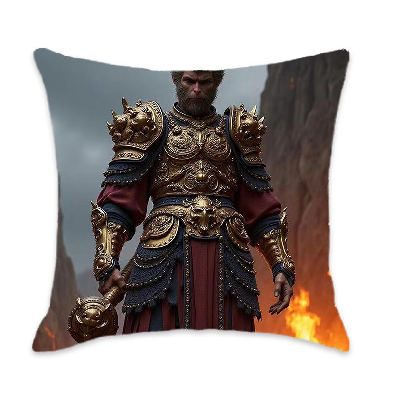 Kissen der New Black Myth Wukong Serie Bequem und weich Auto Zuhause Schlafzimmer Nachttischkissen Kissen