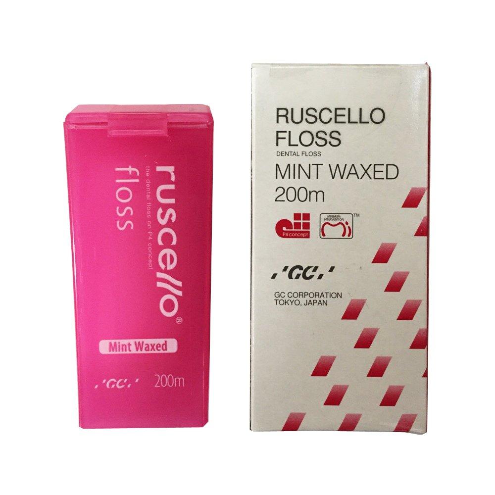 

GC Lucero Floss мятный 200м 1 шт. (с воском)