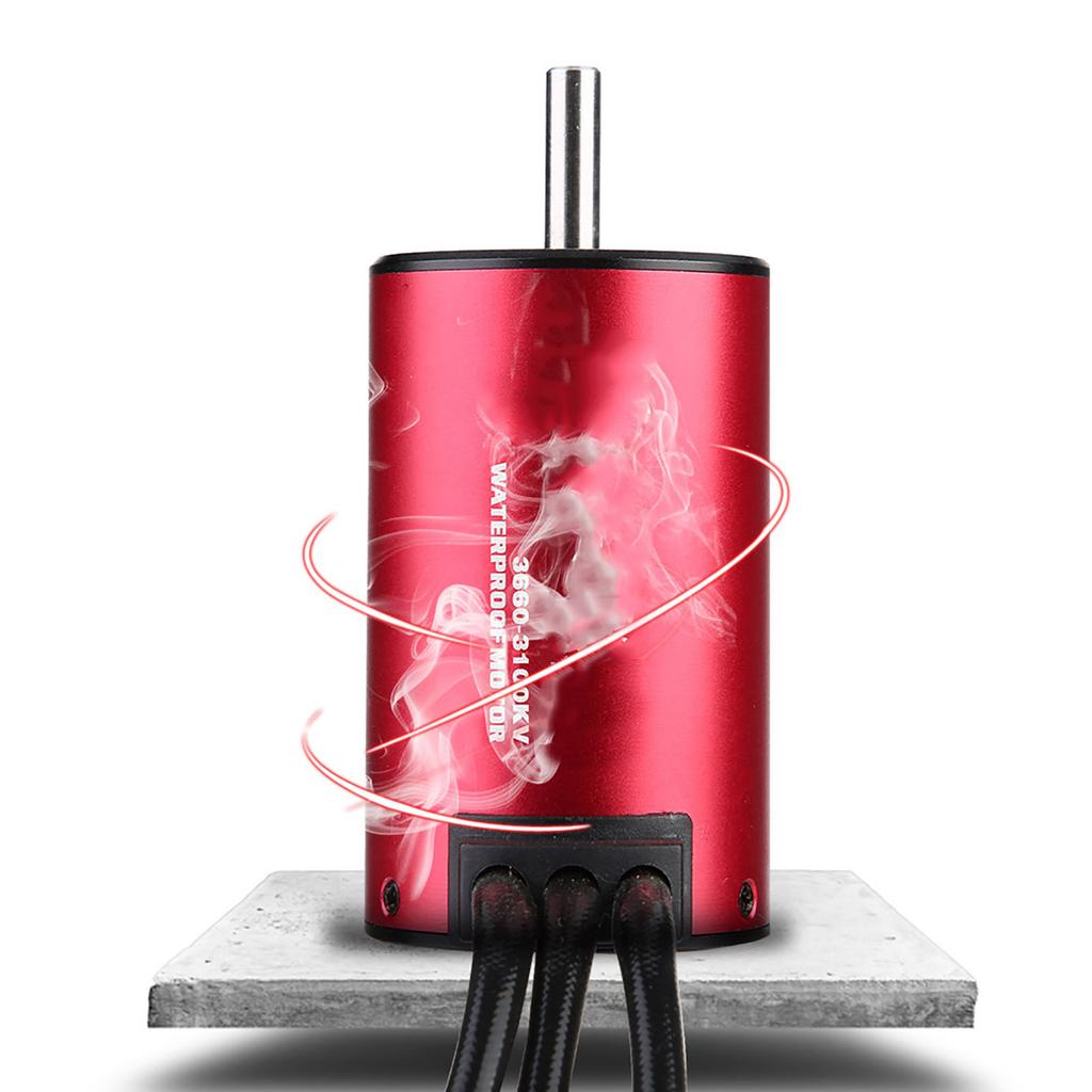 SURPASS 3660 Waterproof Brushless Motor for 1 Celsius 10 1Celsius8 RC Car (3100KV)