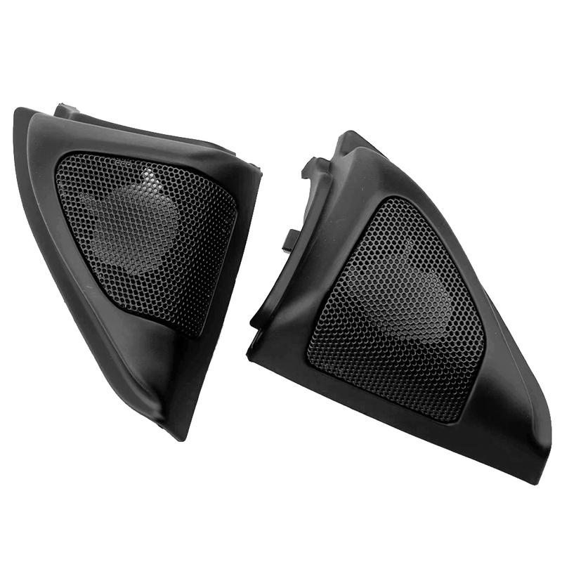 Car Door Panel Audio Horn Cover Tweeter Triangular Speaker Loudspeaker Cover Trim For Toyota Corolla 2003 2004 2005 2006-M53K