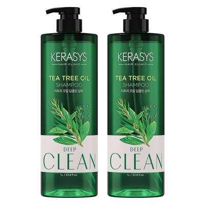 Kerasys Teebaumöl Kopfhaut Shampoo, 1L, 2 Stück.