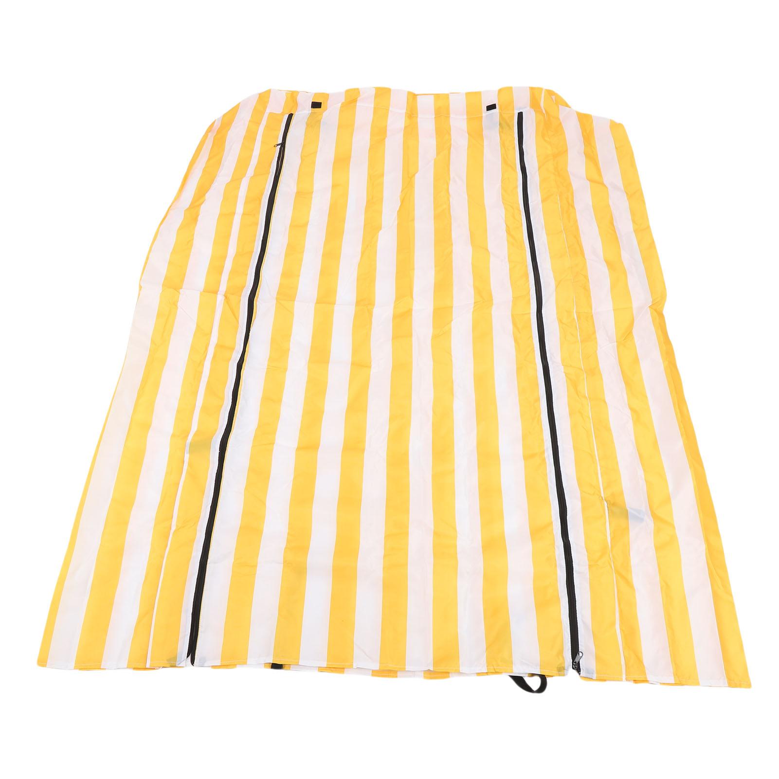 

Storage Shelf Cover Water and Dust Proof Standing Rack Protector for Display Units Furniture Shelves Yellow White