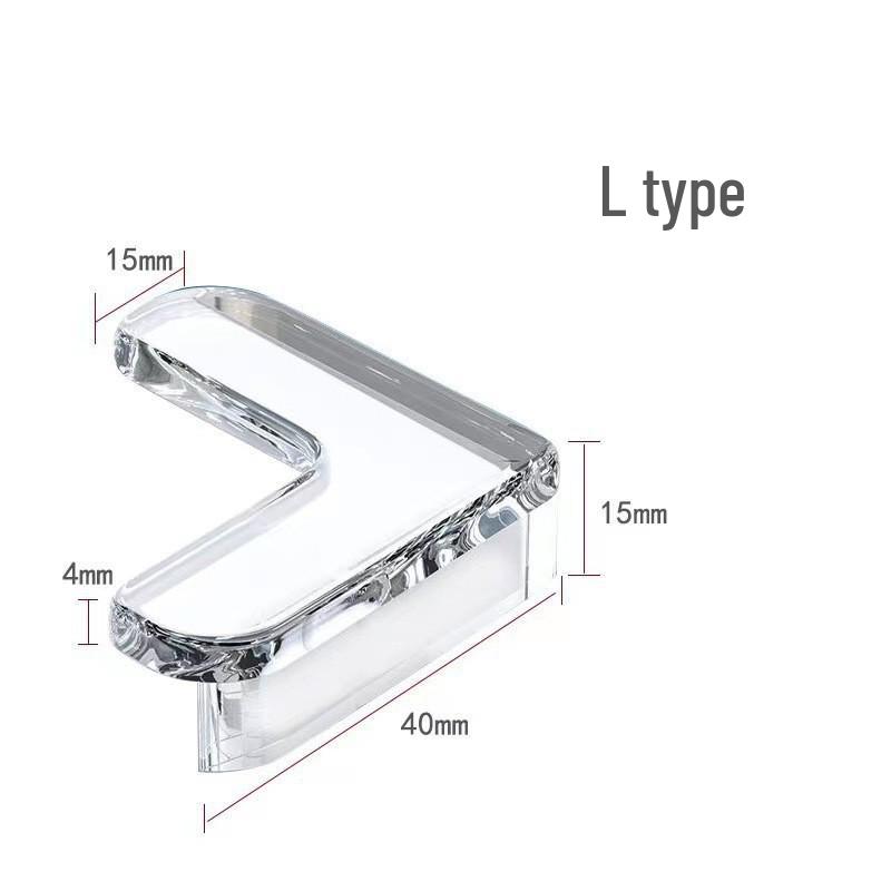 Steel Silicone Transparent Anti-collision Corner Protector for Children's Safety - Coffee Table Edge Guard Buffer