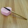 Long Handle Synthetic Fiber Lip Brush with Wooden Handle for Makeup and Concealer