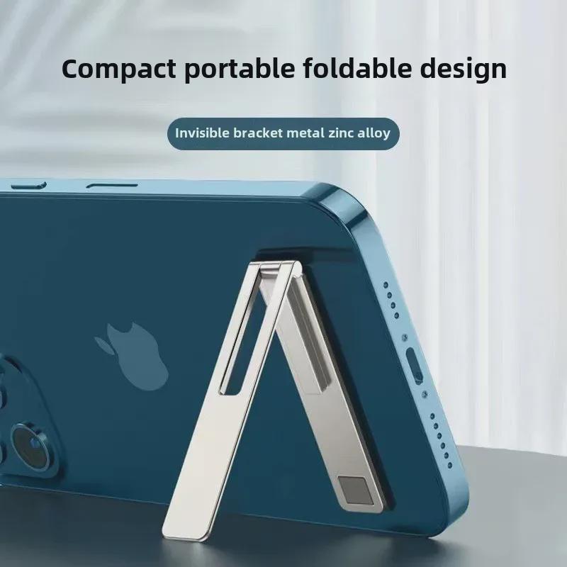 Ultra-Thin Foldable Phone Holder - Compact, Sticky, Invisible Back Support
