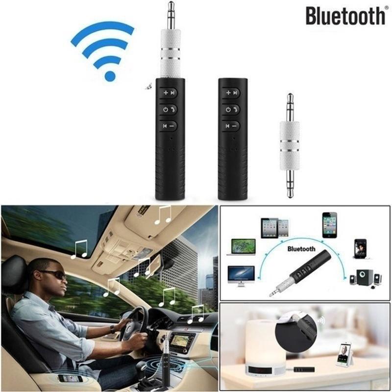 VAORLO X7 Receiver Bluetooth Audio Adapter With 3.5mm AUX Metal Cable For Car Kit Speaker Headphone Hands-Free Calling