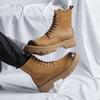 British Martin Boots Men'S Winter Men'S Boots High-End Outdoor Tooling Boots Thick-Soled High-Top Boots