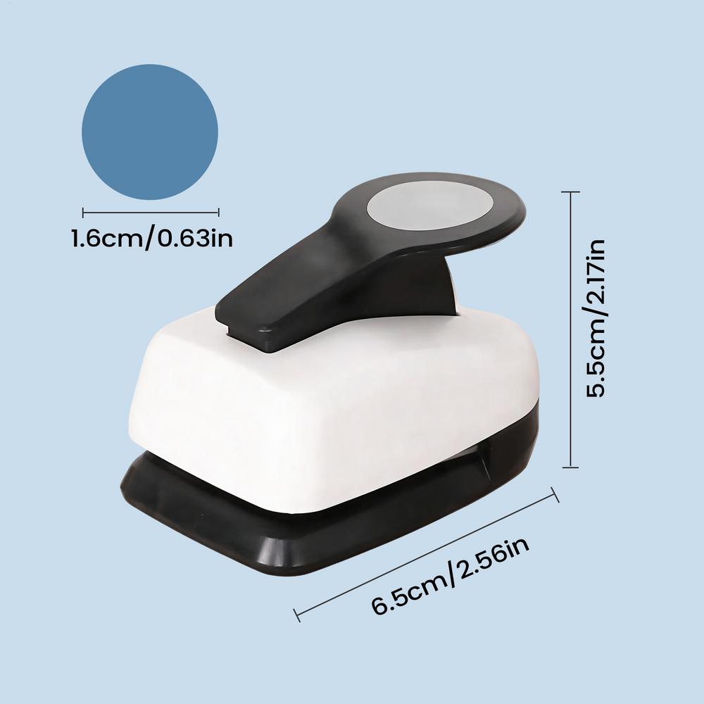 Round Punches For Paper Crafts Hole Cutter Paper Punches for Adult Child Student Kids card making custom scrapbooking Photo