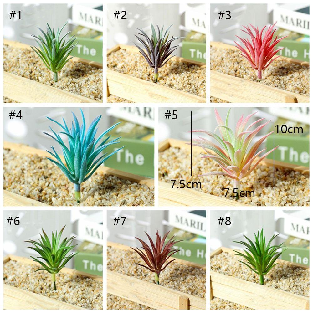 Mini Artificial Succulents Plants Realistic Fake Plants  Outdoor Indoor Decoration