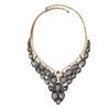 Accessoires Übertriebenes Retro Halsketten Ohrringe Schmuckset Damen Luxus Kristall Bankettkleid Accessoires Schlüsselbein Kette 2026