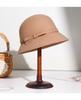 2025 Women's Autumn/Winter Hepburn Style Wool Felt Fedora Bucket Hat