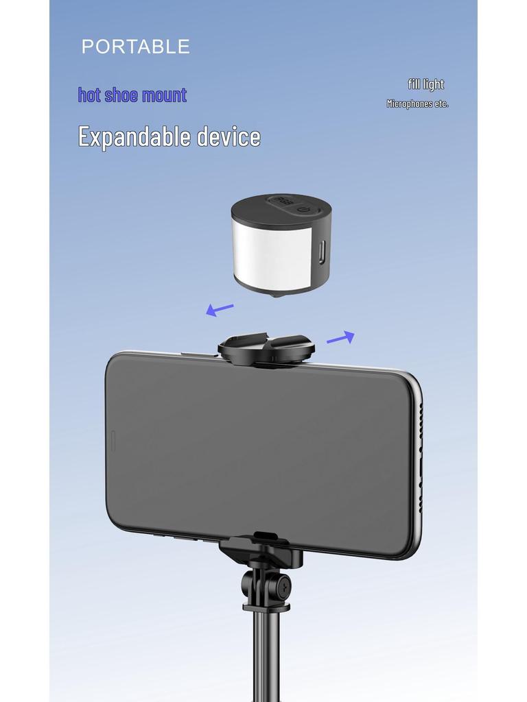 Bluetooth Selfie Stick with Aluminum Tripod for Vertical Mobile Shooting